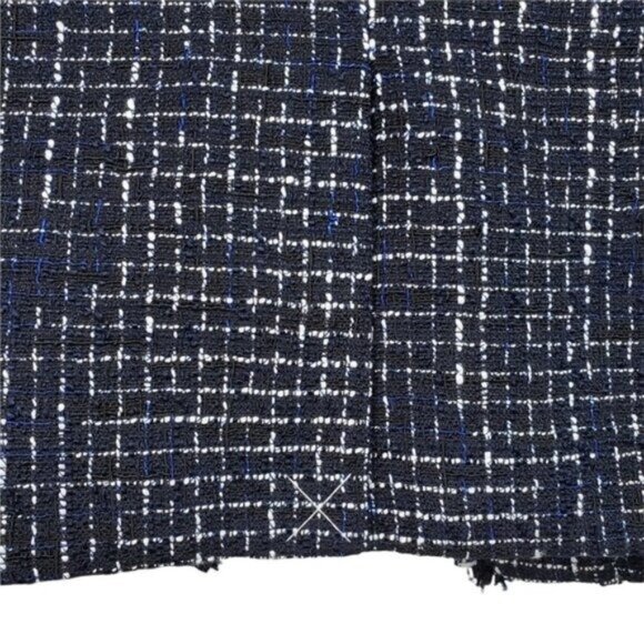 J.Crew Factory Womens Blue Black Tweed Broadway Blazer Size 00 - Picture 6 of 8